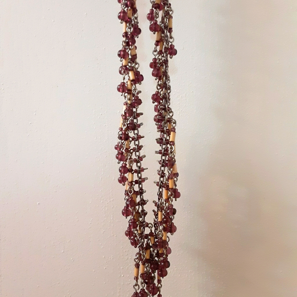 Boho beaded choker